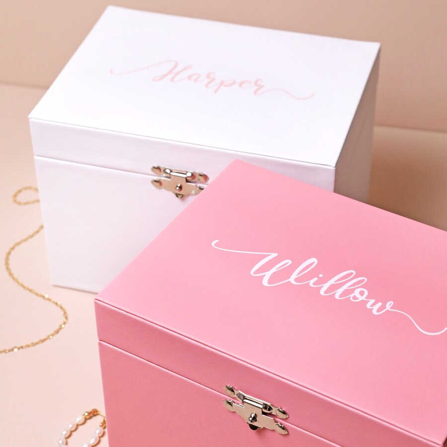 Image of Personalised Name Musical Jewellery Box