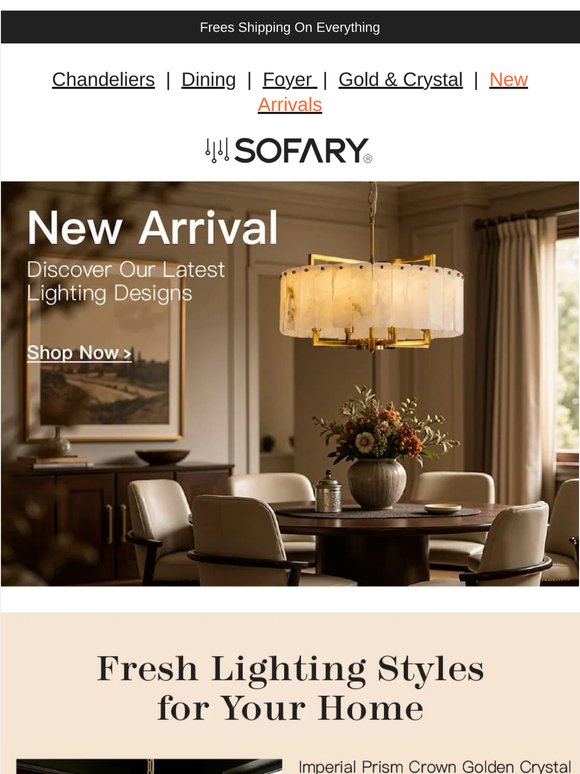🛍️Shop New Chandelier Arrivals