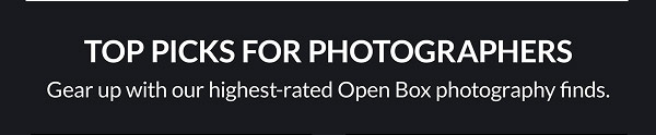 SPRING PICKS FOR PHOTOGRAPHERS