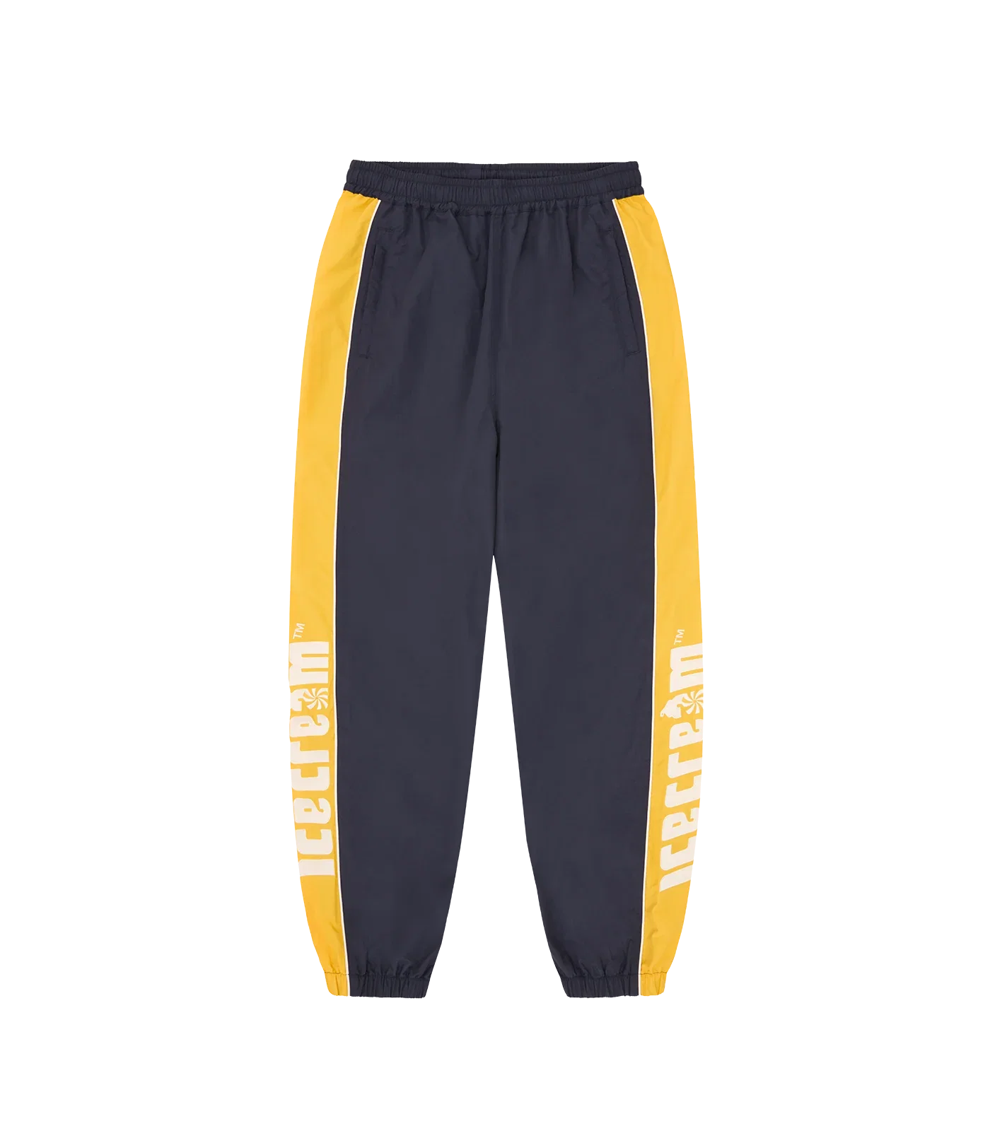 Image of SOFT SERVE PANELLED TRACK PANTS - NAVY