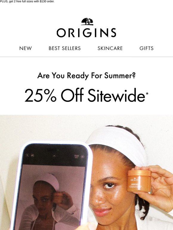 Stock up on sunny favorites. 25% off sitewide