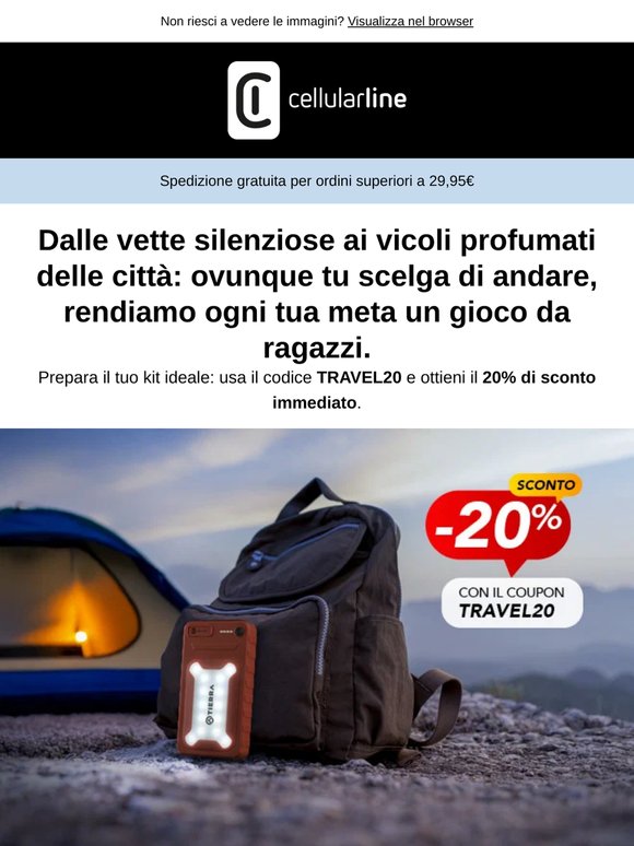 🌍 Nuovi orizzonti in vista? Parti con lo spirito giusto (e uno sconto speciale)