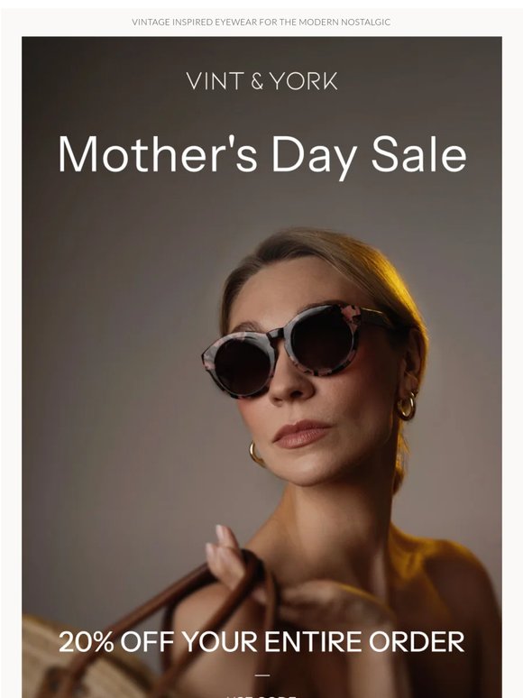Mother's Day Sale: Our Bestsellers at 20% OFF!
