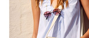  Cali Round Square Sunglasses in Gold