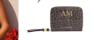  Slim Jewellery Case 'Heart Of Gold' in Leopard