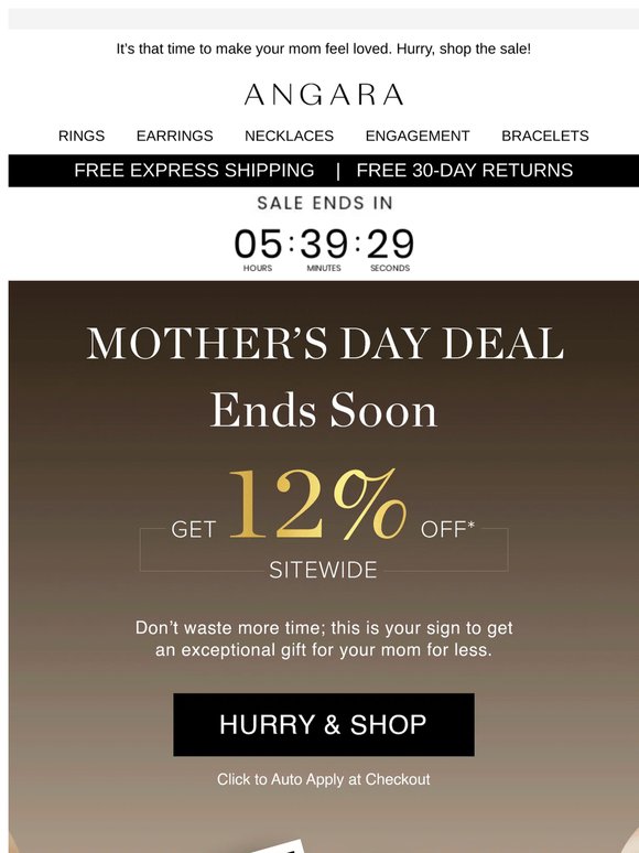 Ending Soon: This Mother's Day Deal ⌛