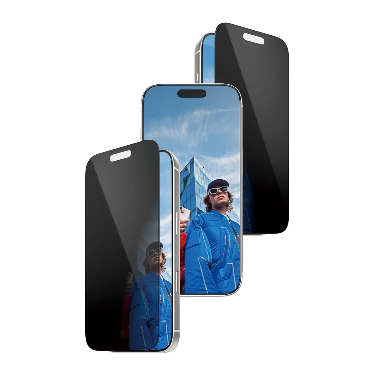 Image of PanzerGlass® 2-Way Privacy Displayschutz iPhone 17 Pro | Ultra-Wide Fit m. FASTFIT IN-A-BOX