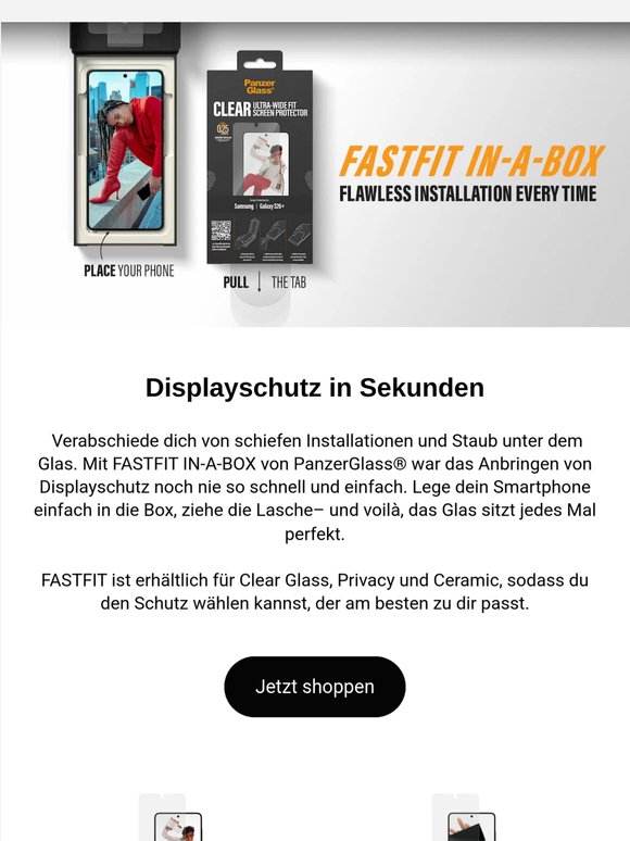 NEU: FASTFIT IN-A-BOX – Makellose Installation in Sekunden