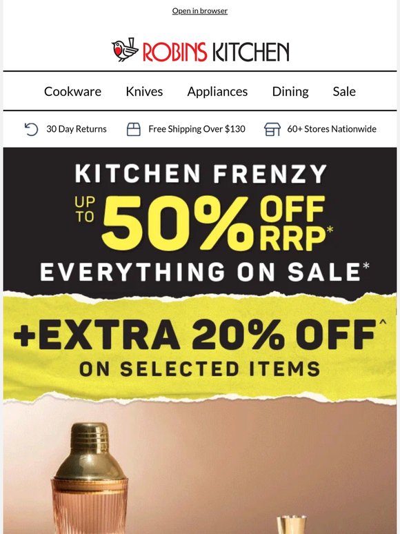 🔥KITCHEN FRENZY: up to 50% OFF