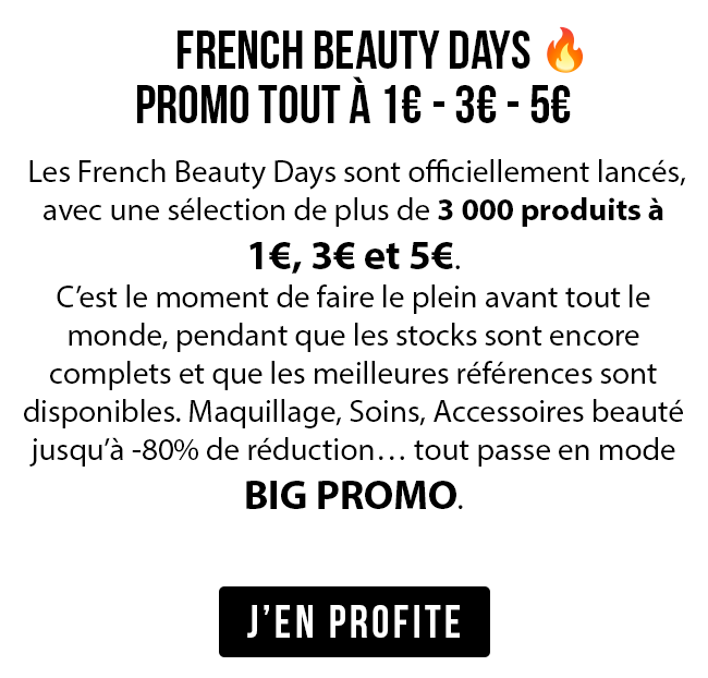 French Days Tout à 1€ - 3€ - 5€
