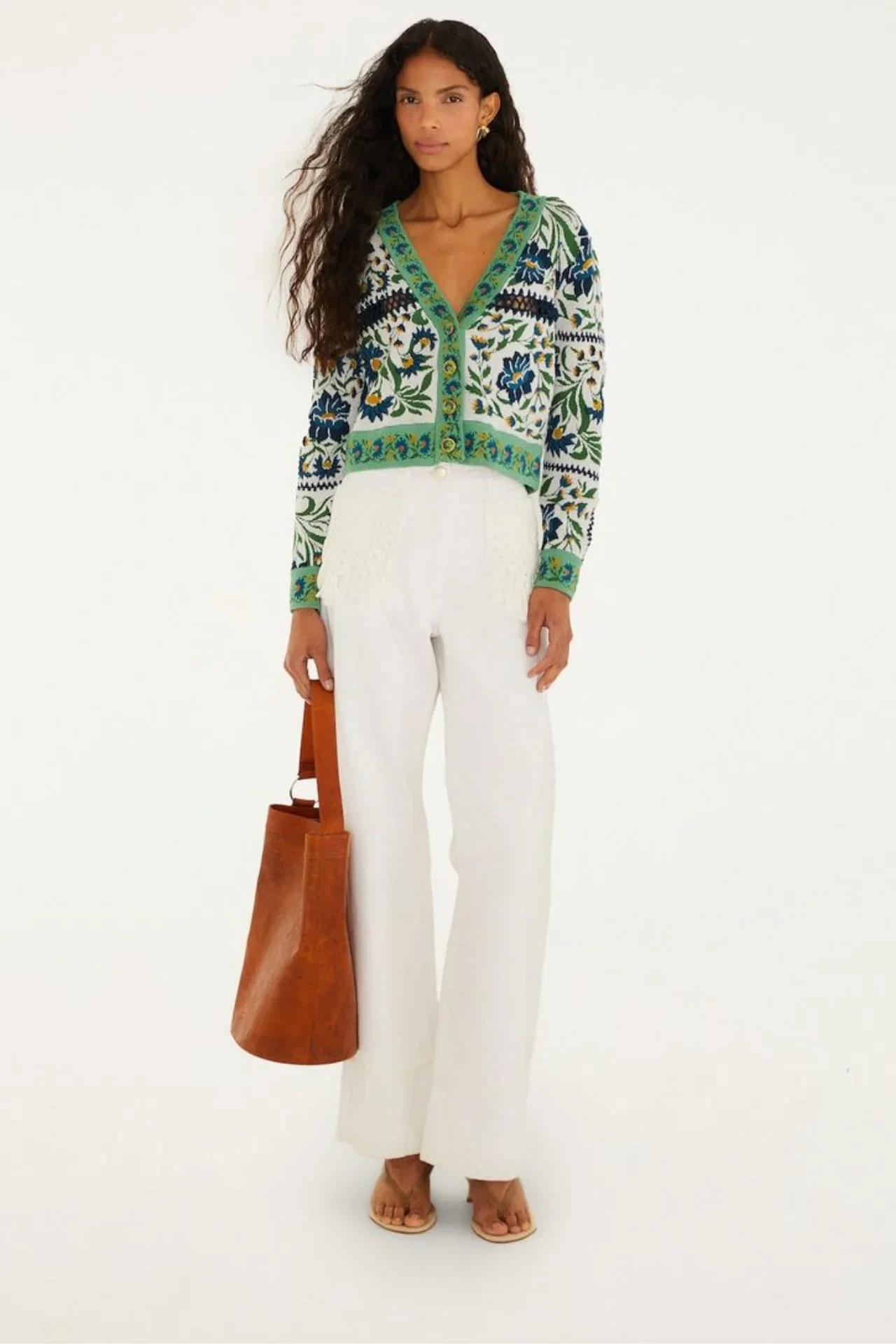 Image of Manoela Knit Cardigan Manoela Off-White