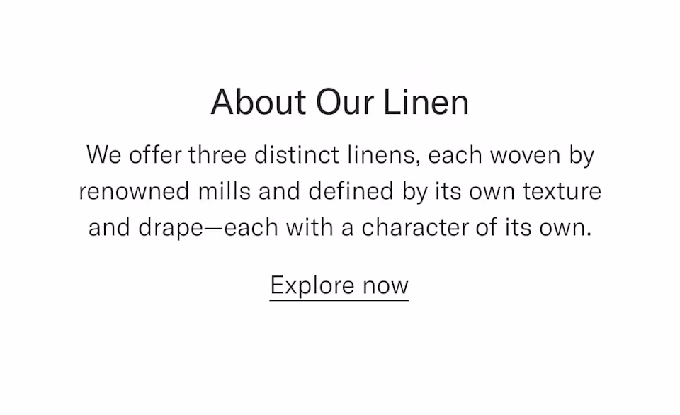 About our linen