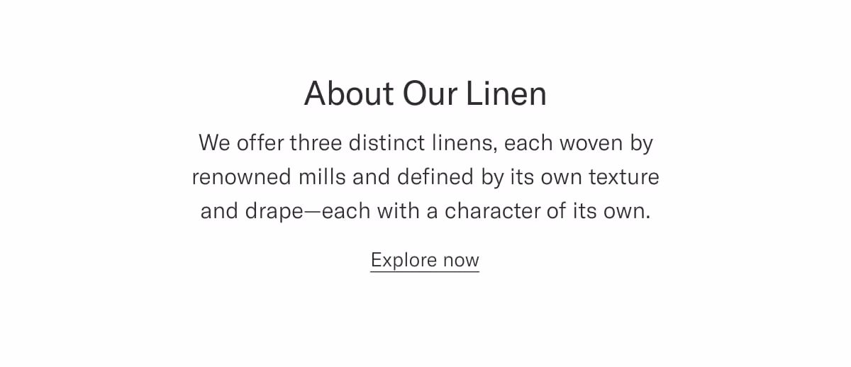 About our linen