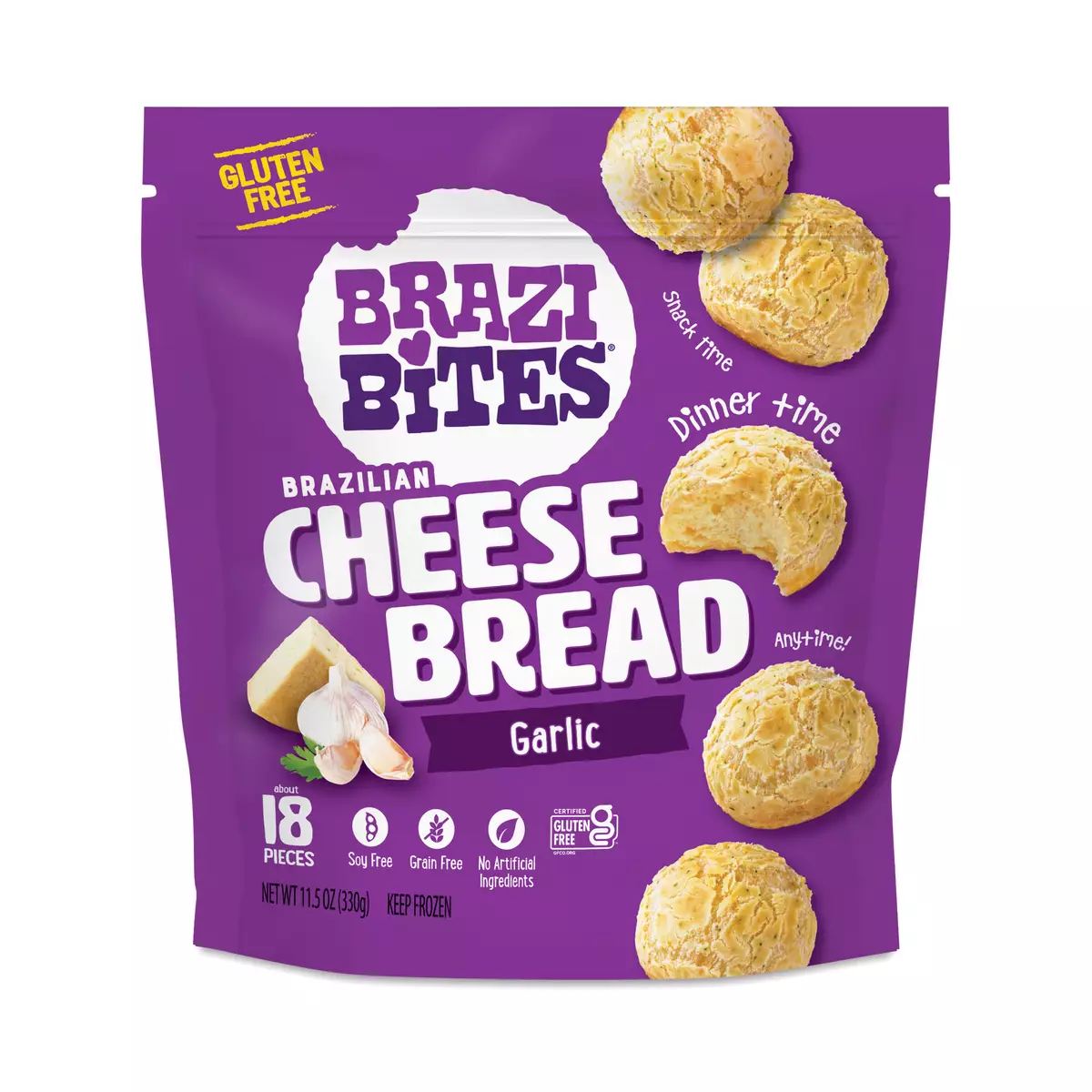 Brazilian Cheese Bread, Garlic
