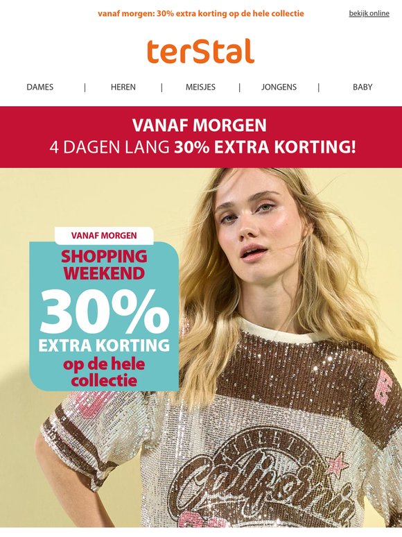 💓 vanaf morgen: 30% korting op ALLES 💓