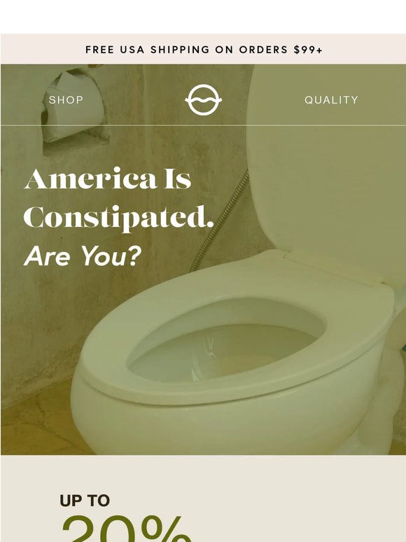 America has a constipation problem