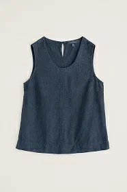 Lighthouse Station Linen Vest