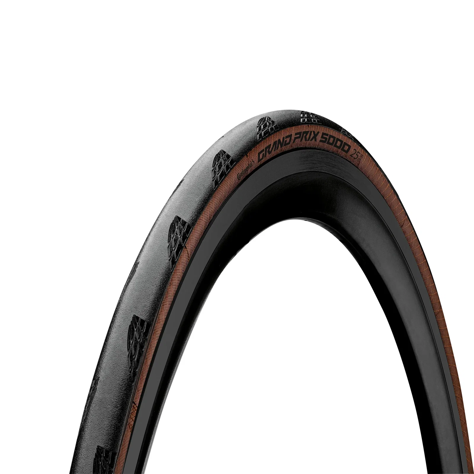 Image of Continental Grand Prix GP5000 Tyre - Foldable Clincher (Black/Transparent). 25c and 28c