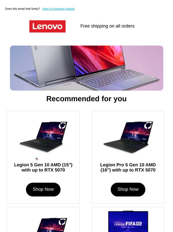 Tech recommended just for you