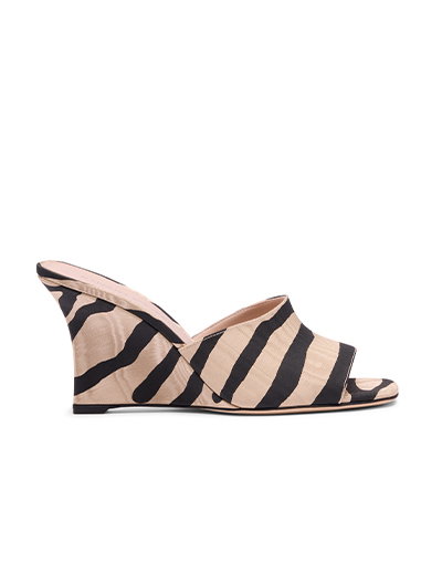 Vinnie Mule Slide in Zebra
