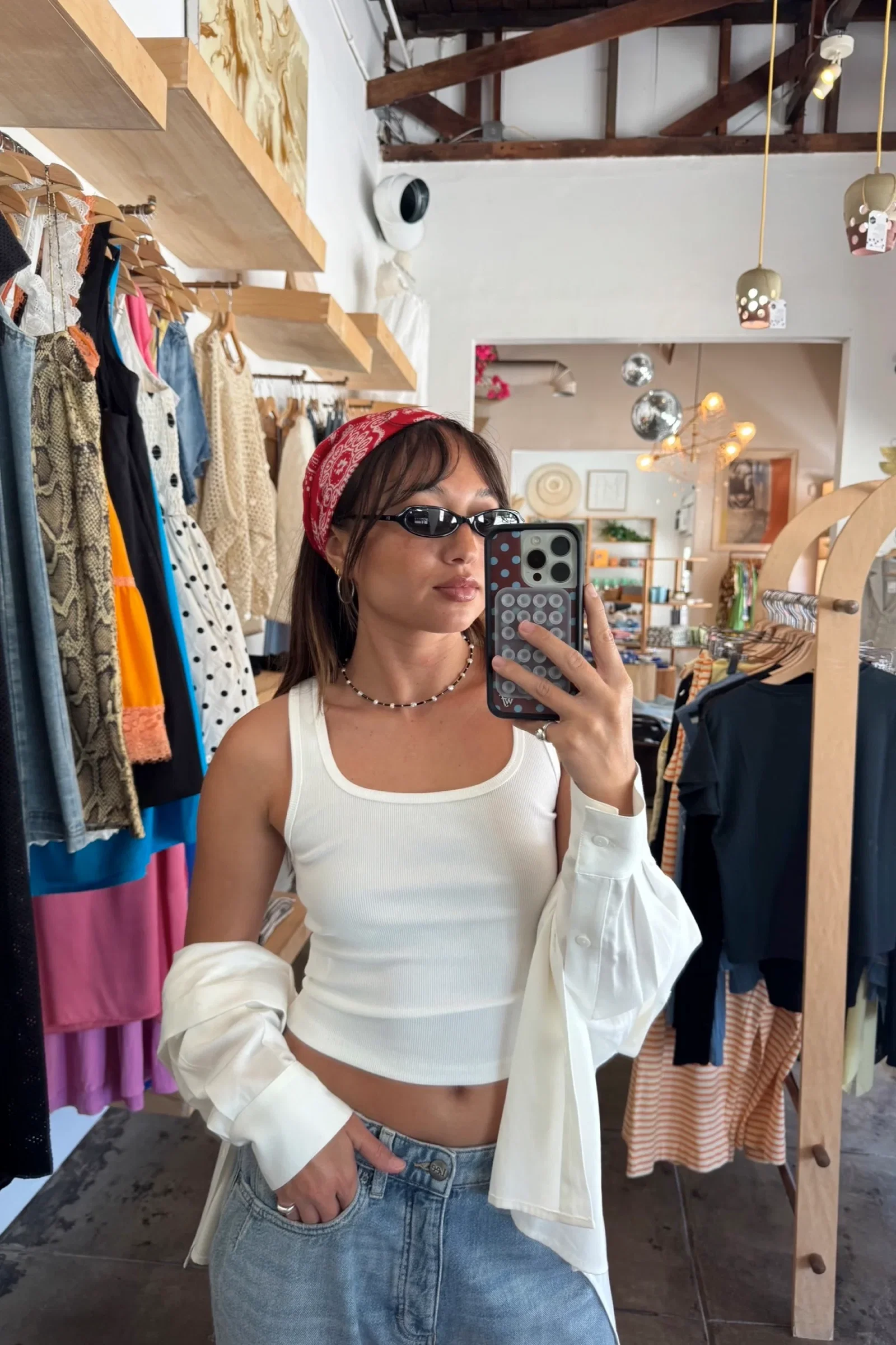 Image of Red Gauze Bandana