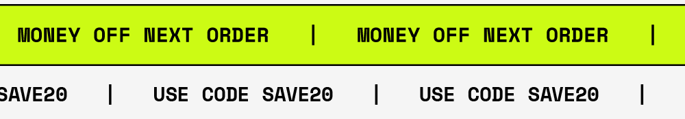 MONEY OFF NEXT ORDER