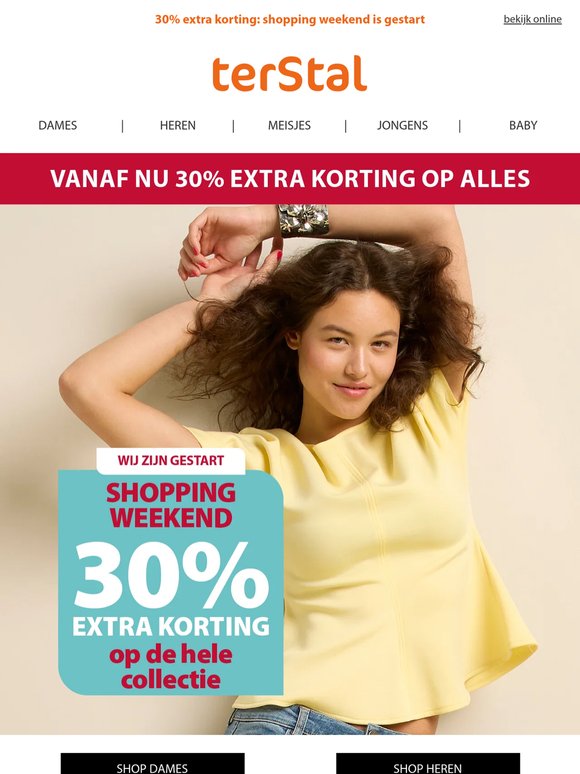 NU 30% EXTRA korting 🤩 op de HELE collectie!
