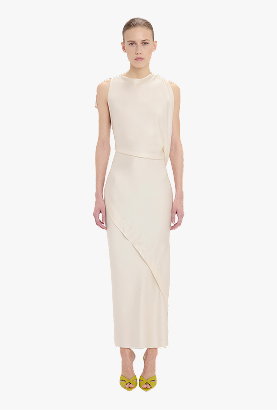 Kyra Midi Dress In Elderflower