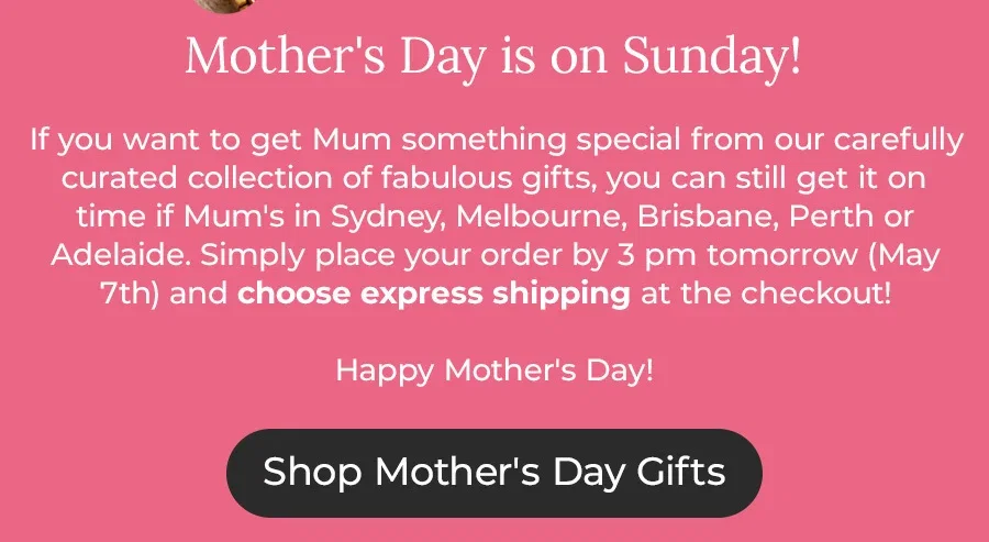Shop Mother's Day Gifts