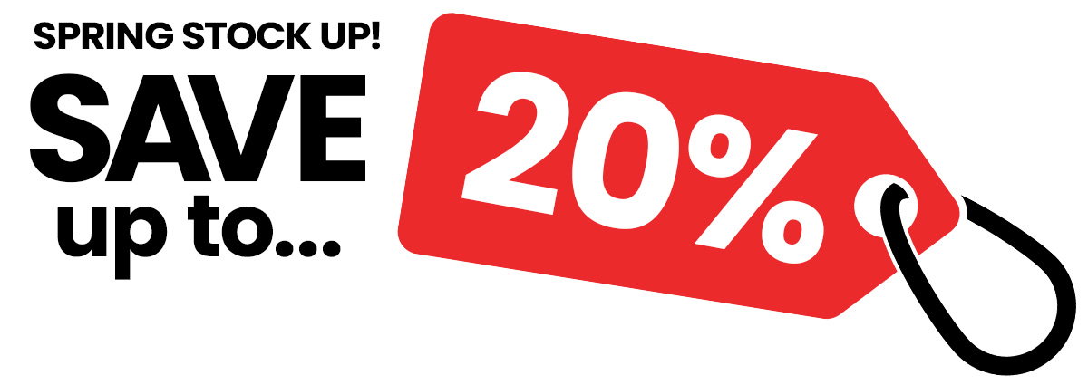 Spring Stock Up Sale