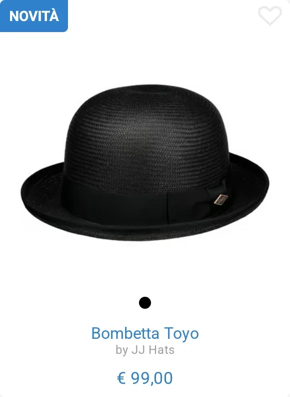 Bombetta Toyo by JJ Hats