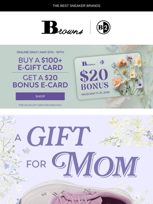 A treat for the mother figures in your life 🖤