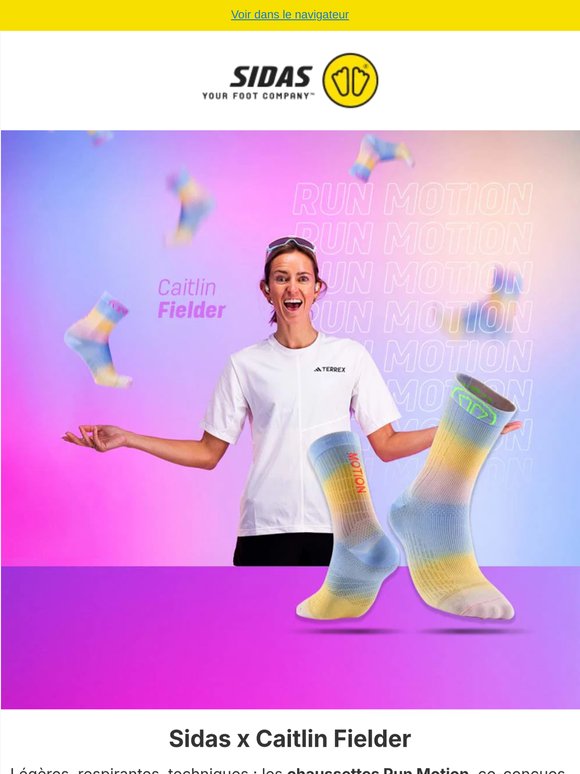 Les chaussettes de la traileuse Caitlin Fielder ! ✅