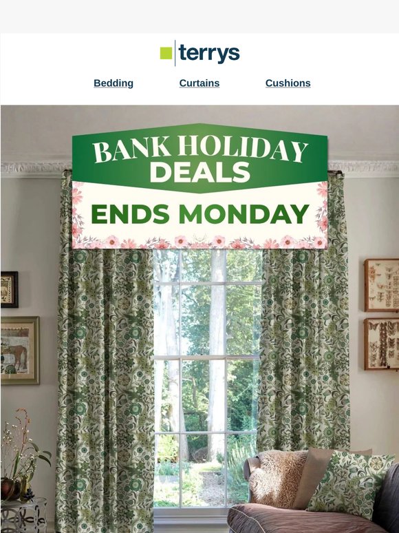 BANK HOLIDAY DEALS CONTINUE BUT ONLY UNTIL MONDAY