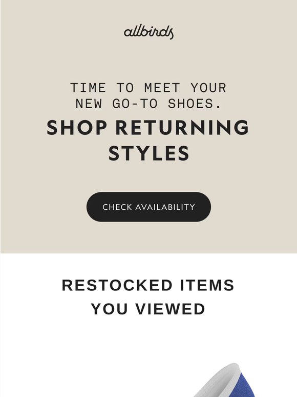 Must-have styles are restocked (for now)