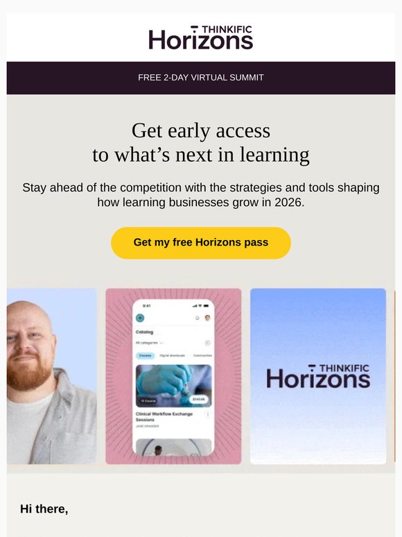 Get early access to what’s next