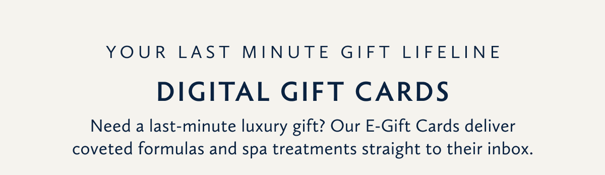 Last Minute Digital Gift Cards