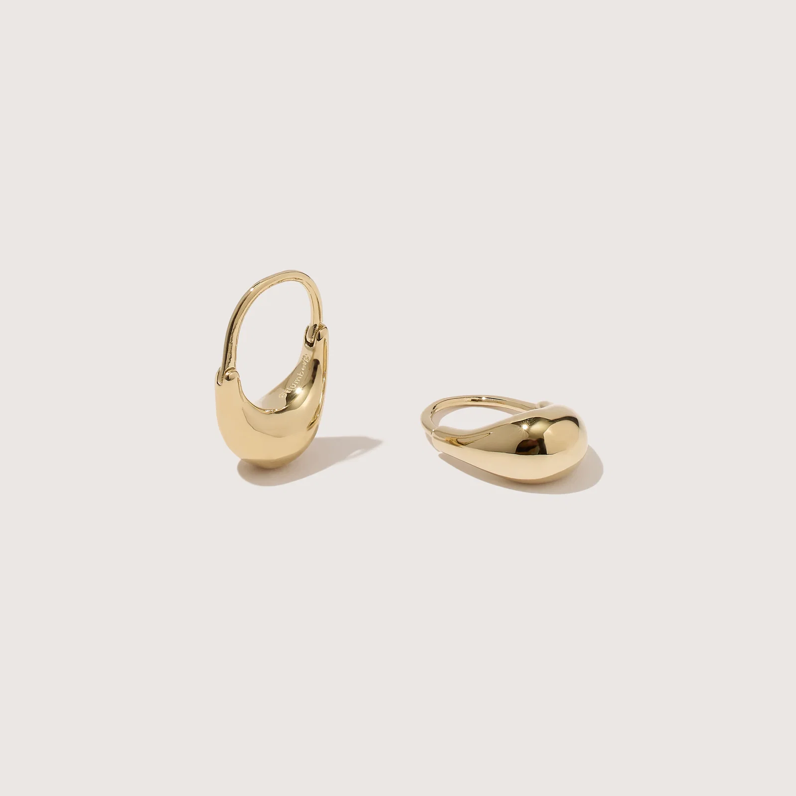 Image of Small Roscida Drop Hoops