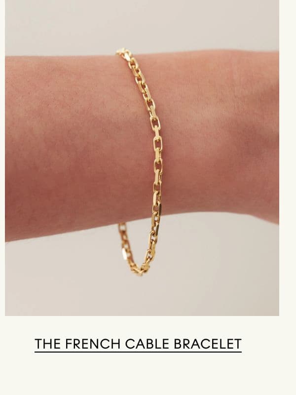 The French Cable Bracelet