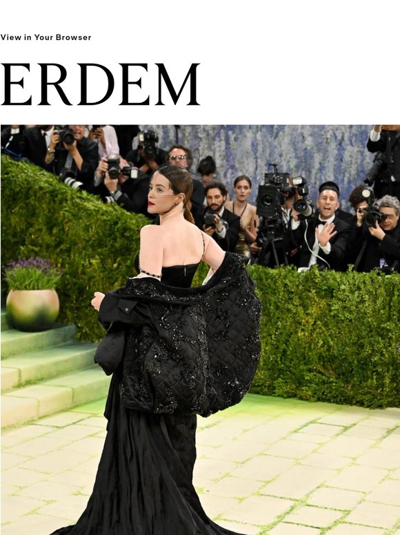 ERDEM at The Met Gala