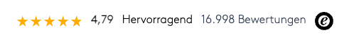 Bewertungen Trusted Shops - Hervorragend 4,81
