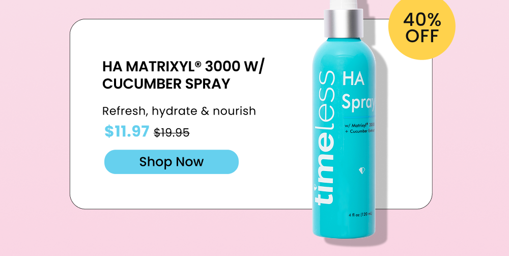 HA Matrixyl® 3000 w/ Cucumber Spray