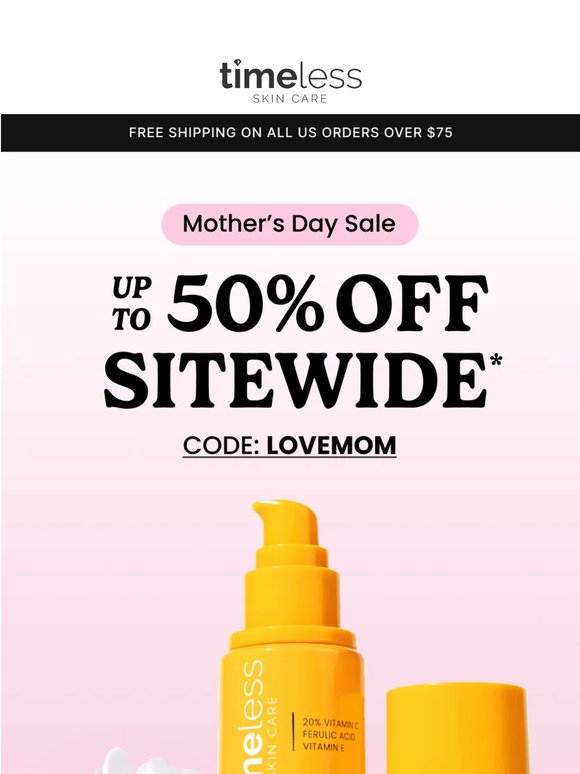 Up to 50% OFF Sitewide*