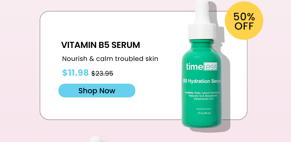  Benefits How it works Directions Ingredients Stimulates the skin's natural healing process Helps restore the skin’s natural moisture barrier Calms breakouts Soothes redness Helps minimize scarring Vitamin B5 Serum