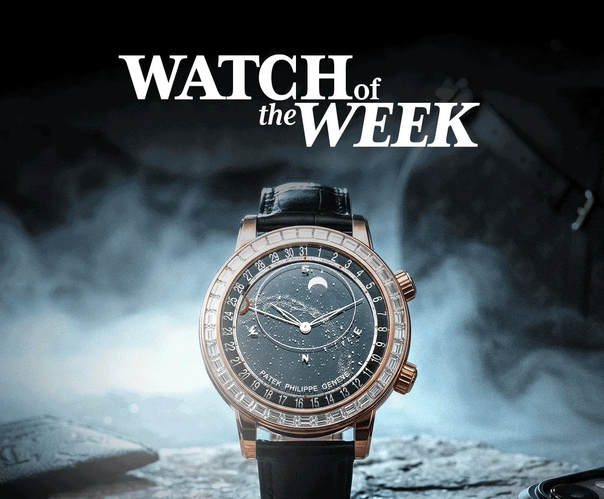 The 6104R doesn't announce its complications. It buries them in three stacked sapphire disks and lets the sky do the talking.