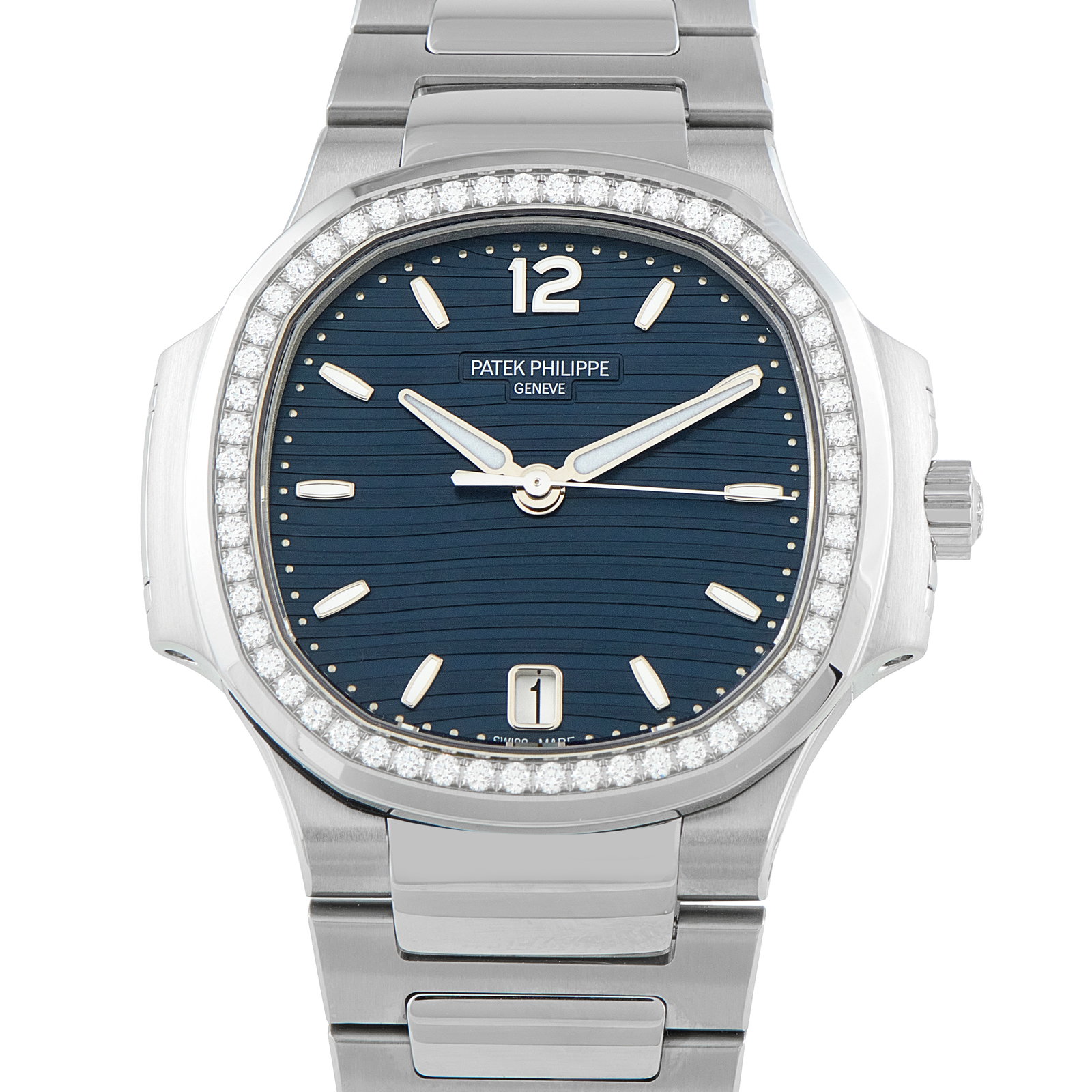 Patek Philippe Nautilus Diamond Bezel Steel Watch 7118/1200A-001