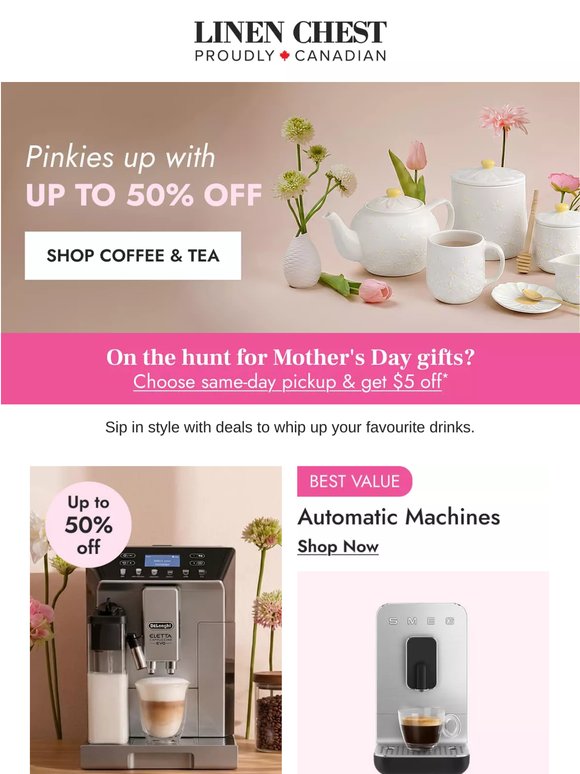 🧋Up to 50% OFF Your Morning Brew