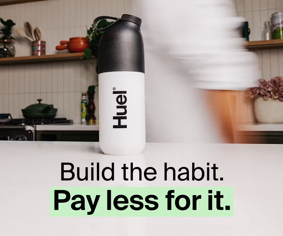 Build the habit. Pay less for it