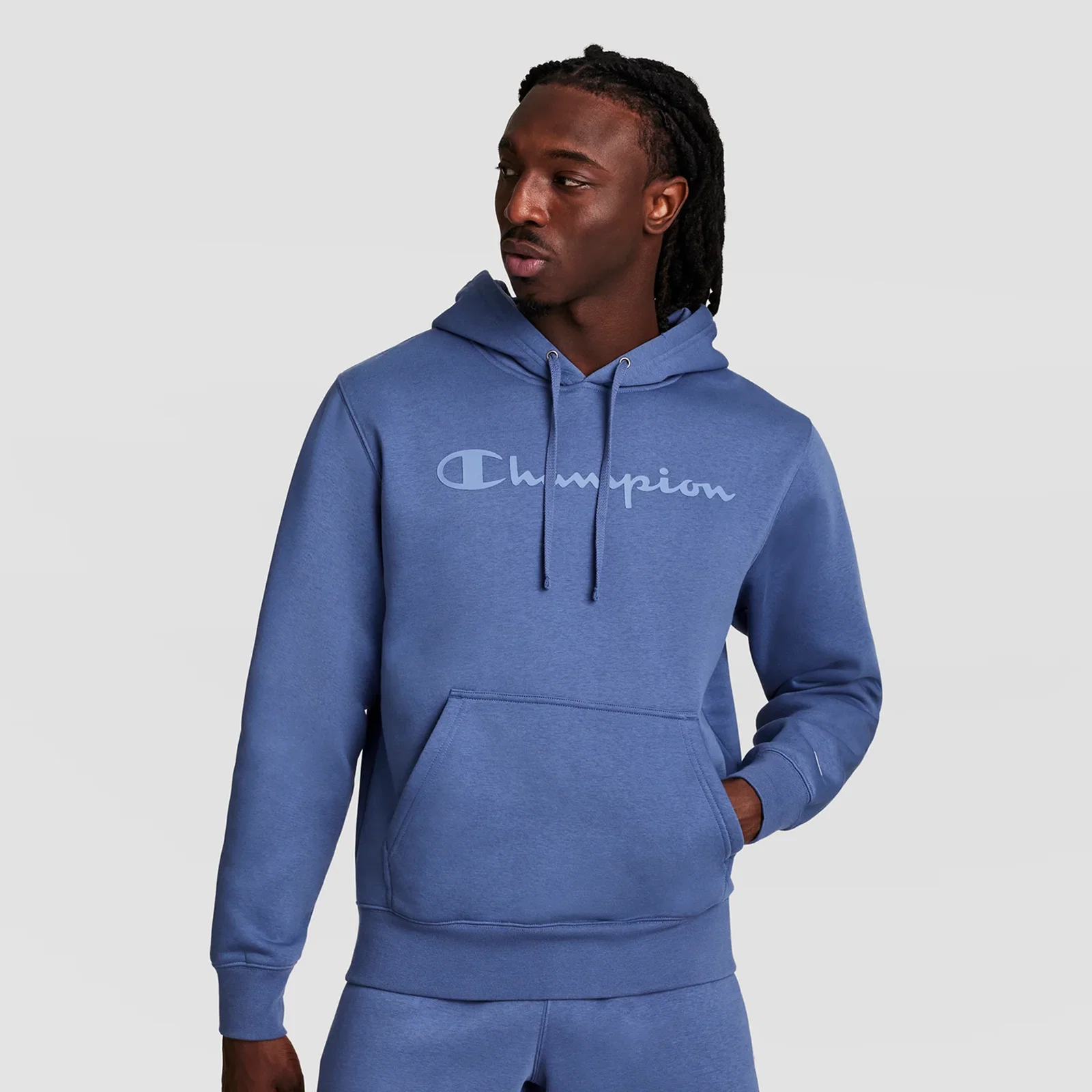 Image of Powerblend Hoodie, Tonal Script Logo