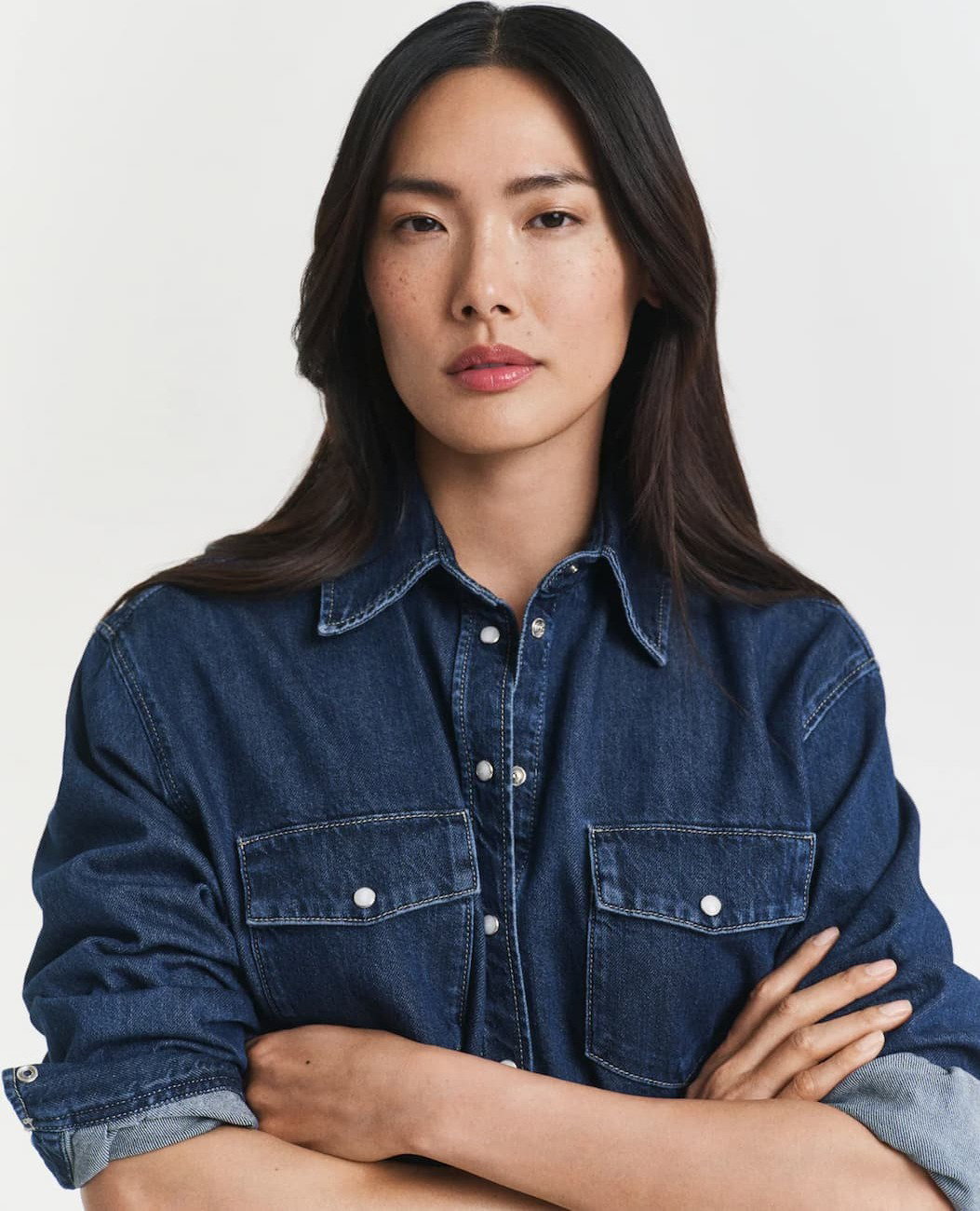 Relaxed Fit Pocket Denim Shirt